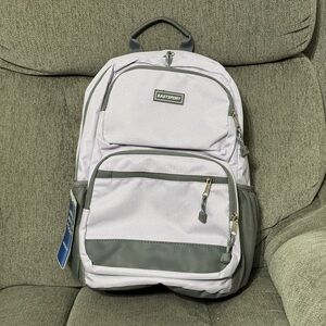 Eastsport Gray and Light Purple Backpack